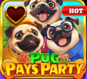 Pug Pays Party crypto slot game