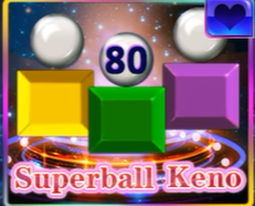 Superball Keno online casino game