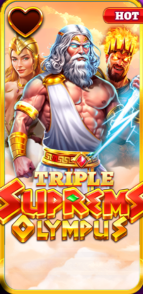 Triple Supreme Olympus crypto slot game